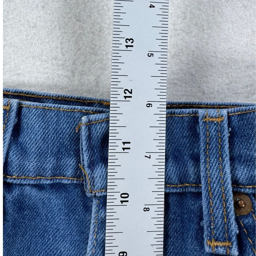 Vintage Levis 509 Orange Tab Jeans Mens 33x32 Medium Wash Straight Leg 1970's
